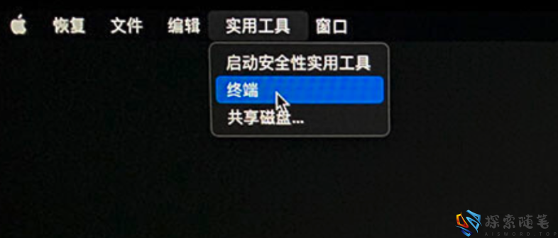 图片[4]-苹果M芯片的MAC的SIP关闭方法 - Aisword的探索随笔-Aisword的探索随笔